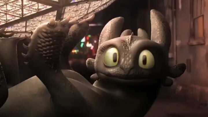 Ketika Toothless tiba di dunia nyata