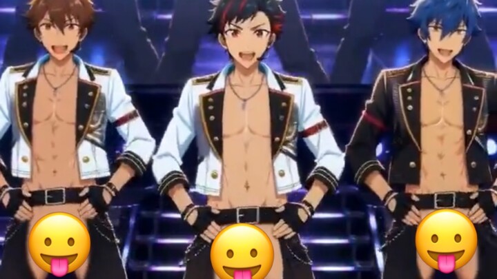 Idol anime ini pertunjukan nunjukin terong masing masing🍌🥵
