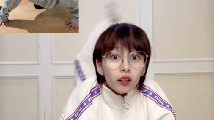 I learned the scorpion kick from Xu Jiaqi's tutorial, but I failed. Thank you.