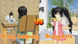 ORANG KAMPUNG VS ORANG KOTA [SAAT KELAPARAN] || DRAMA SAKURA SCHOOL SIMULATOR