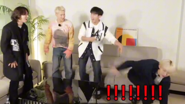 Suami Shuo Shun yang berani pada junior! Berani-beraninya meniru adegan jatuh ala Senior Sun!