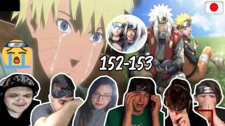 Naruto Finds Out About Jiraiya's Death 😢 | Reaction Mashup | Naruto Shippuden Episode 152