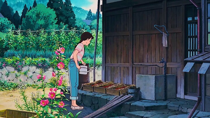 Pedesaan di anime Hayao Miyazaki tenang dan indah