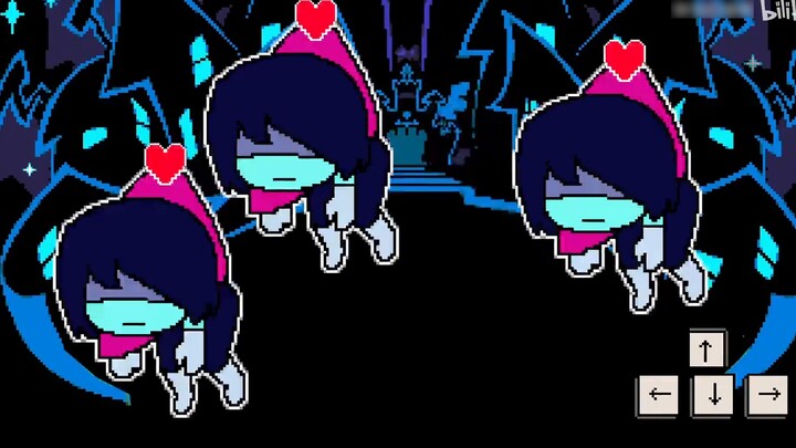 Deltarune. Aku menguasai Kris untuk melakukan hal yang ingin dilakukan