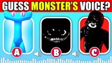 Guess the MONSTER'S VOICE | RAINBOW FRIENDS CHAPTER 2 & ROBLOX DOORS + SUPER HARD MODE JUMPSCARES