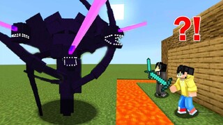 WITHER STORM vs Most Secure House | Minecraft (Tagalog)