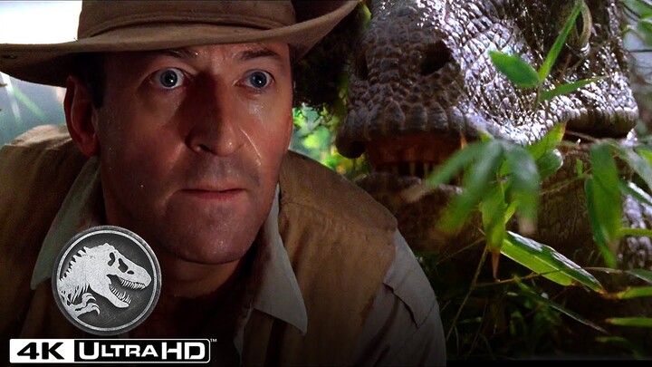 Jurassic Park | “Clever Girl” Muldoon Is Eaten by a Velociraptor (Edited)