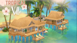 🌺TROPICAL VILLA🌺 | The Sims 4 | Speed Build