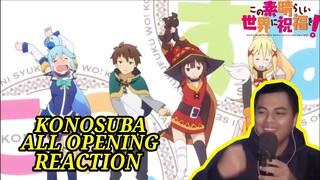 Konosuba All Opening Reaction 01-02 (Indonesia)(Reaksi) Bongol Pika