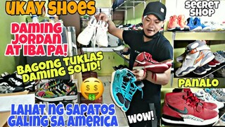 bagong ukay shoes lahat galing AMERICA!JORDAN at iba pa!marcian's ukay ukay gold st novaliches bayan