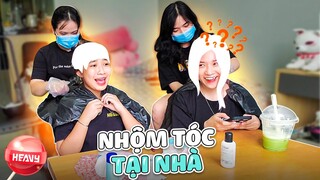 [Vlog] Lần Đầu Nhuộm Tóc Tại Nhà Với XuLing Và Cái Kết | HEAVY NA GÂY MÊ