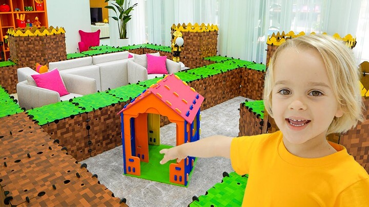 Vlad and Niki Giant Maze Challenge for kids