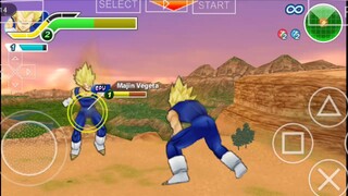 vegeta vs majin vegeta