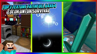 Top 3 Texture Pack Faithfull 64x64! Cocok untuk survival!! MCPE 1.16+