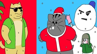 [Teman binatang] Musim Panas VS Musim Dingin