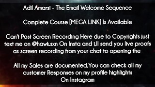 Adil Amarsi course - The Email Welcome Sequence download