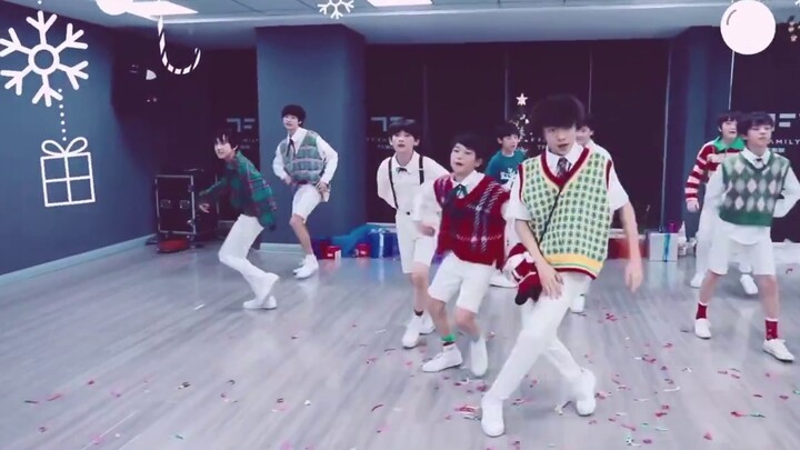 [Keluarga TF] [TF Tiga Generasi] Versi ruang latihan tari PENTAGON SHINE yang dapat dikenali
