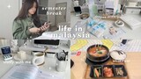 life in malaysia 🖼️ semester break, pack orders with me, valentines day