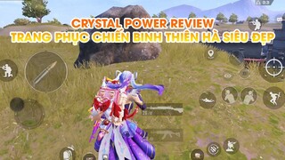 PUBG MOBILE | CRYSTAL POWER | TRANG PHỤC CHIẾN BINH THIÊN HÀ TRONG TRẬN ĐẤU CỰC ĐẸP VÀ TOP 1 HẤP DẪN