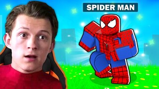 I Became SPIDERMAN! in Roblox Bedwars...