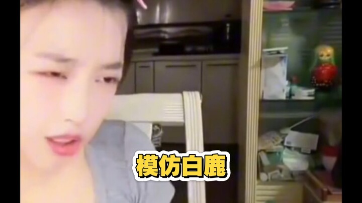เสียงกังขาทั้งหมดล้วนสลายไปในทันทีที่ซือเสี่ยวตี้เลียนแบบไป๋ลู่