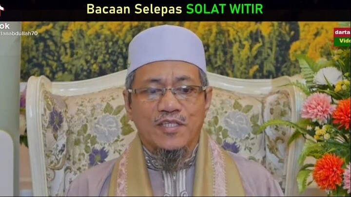 Tazkirah Bacaan Selepas Solat Witir