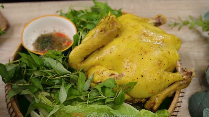 Cách luộc gà không cần nước hay còn gọi là Gà Hấp Muối chanh sả siêu ngon _ Cook