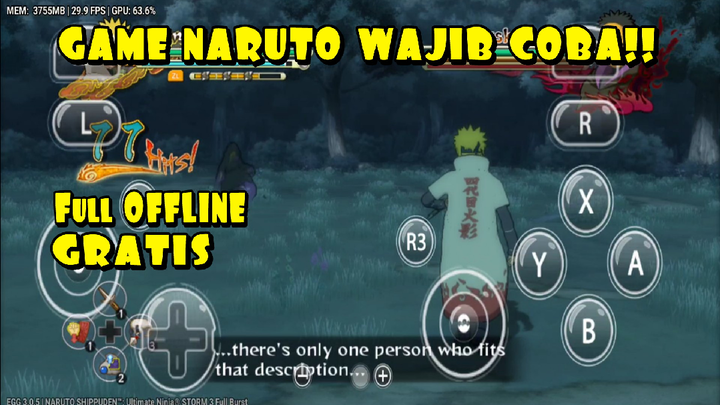 Game Naruto Ultimate Ninja Storm 3 Android Wajib kalian coba !! Game Offline Seru