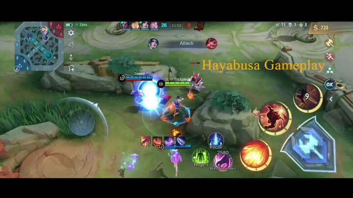 ENEMY HANZO WAS TAKEN DOWN BY MY HAYABUSA | MLBB TOP GLOBAL HAYABUSA BEST BUILD 2023