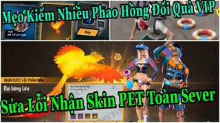 [FREE FIRE] - Lý Do & Cách Nhận Skin Pet Toàn Sever - TOP3 Khu Vực Nhiều Phao Hồng Nhất - THI BLUE