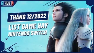 Top Game Nintendo Switch Cực Hay Sẽ Phát Hành Tháng 12/2022