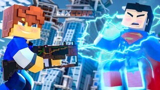 Defeating a SUPERHERO... || Minecraft Academy