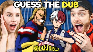 GUESS THE MY HERO ACADEMIA DUB VOICE CHALLENGE!!