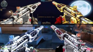 Crossfire NA/UK 2.0 : M4A1 S - Laser Silver Gold Red - Hero Mode X - Zombie V4