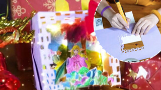 [งานฝีมือ] กล่องคริสต์มาสทำมือ