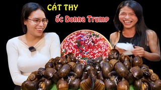 DIVA CÁT THY review quán ốc Donna Trump ngon xuất sắc - Ty Thy Vlog