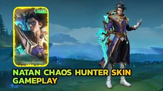 New Upcoming Natan "Chaos Hunter" Elite Skin Gameplay || Natan New Elite Skin Mobile Legends || MLBB