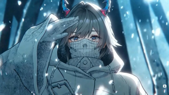 The sound of a zither drifted through the snow.