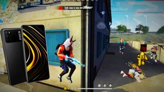 FREEFIRE AWOSOME HIGHLIGHTS ON POCO M3📱||RADICOFF