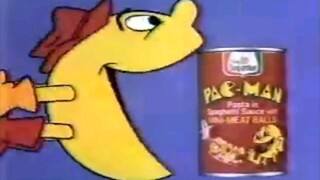 Pac-Man pasta from Chef Boyardee