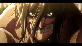 Eren Vs Annie  ~Founding Titan vs Female Titan~ Full Fight