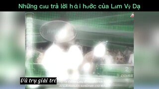 Những câu trả lời hài hước của Lâm Vỹ Dạ#gameshow#tt#giaitri