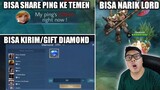 UPDATE ? BISA KIRIM DIAMOND, SHARE PING KE TEAM, ANGELA BISA HEAL TOWER DAN FRANCO BISA NARIK LORD !