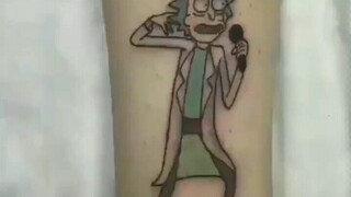 Rick Morty membuat tato! Tepuk tangan untuk pengambil telur! ! ! !