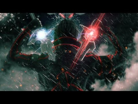 Sword Art Online - Kirito The best moments fights (AMV) Finish Line - Skillet