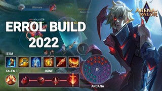 AOV: Errol Gameplay | Build 2022 - ARENA OF VALOR