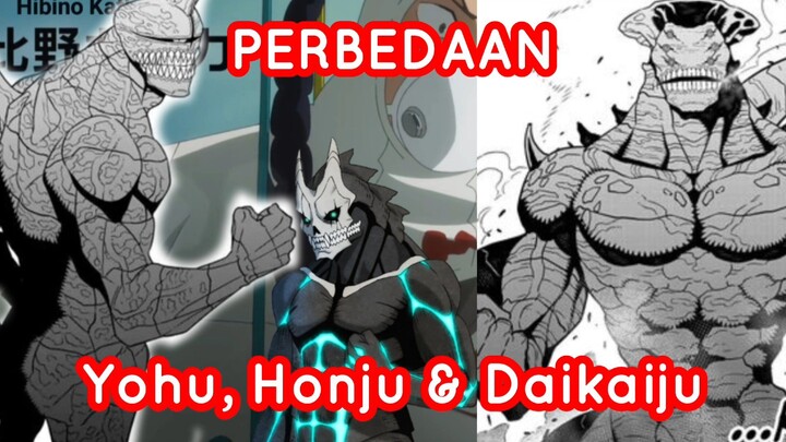 Perbedaan Level Kaiju di Kaiju No. 8