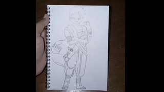 drawing gara anime, Naruto shipuden