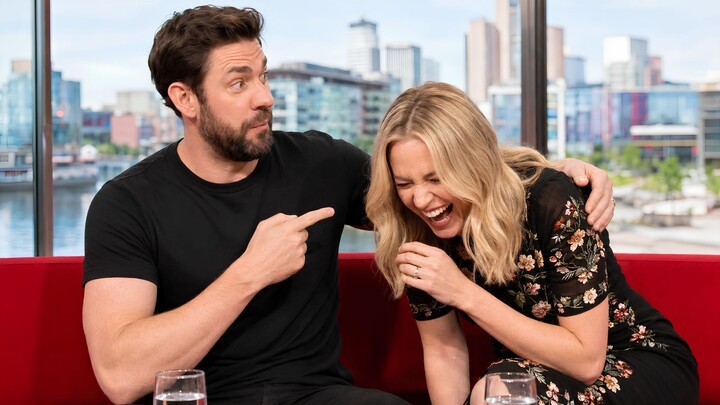 Emily Blunt and John Krasinski - Can't Stay Serious Around Each Other