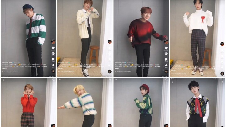 【Stray Kids delapan penggemar】TikTok 211221-211223 tantangan Ci Ci Cimoy Cimoy simpan sendiri